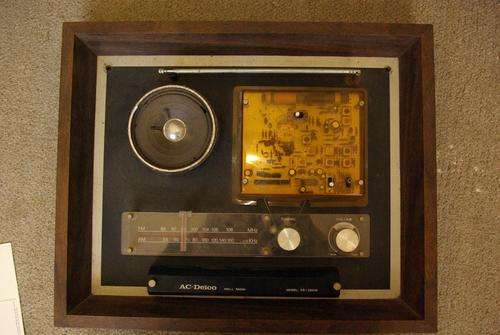 UNUSUAL - AC Delco wall radio