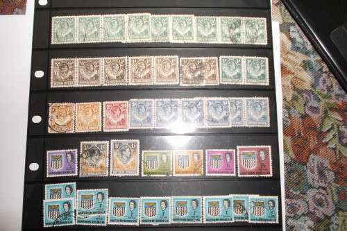 Northern Rhodesia KG VI and QE II. Surplus stock in good condition