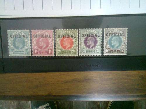 *** Hot Item*** Natal 1902 mint "official" stamps. Four values CV R3000. SACC 1-4