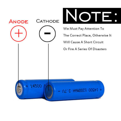 GH 14500 Rechargeable Battery 3.7V