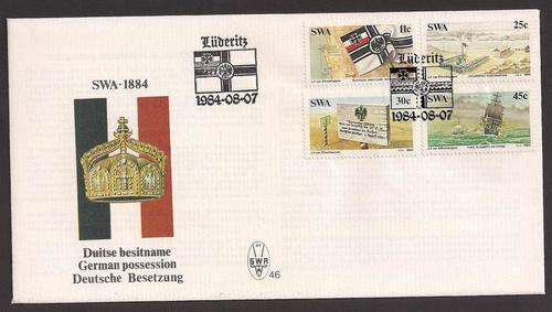 South West Africa - SWA - 1884 German Possession FDC