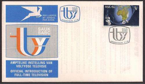Official Introduction of Full-Time Television FDC 05/01/1796