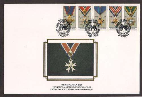 1990 Maxisilk 8/90 The National Orders Of South Africa