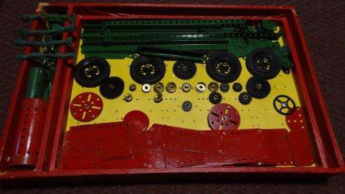 Vintage  No 8 Meccano Set that had one owner and is in a good condition