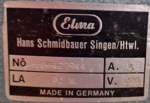 Watch cleaning machine. Made in Germany. Used. Working