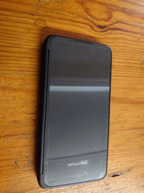 LG G8x ThinQ Dual Screen Dark Navy Cracked screen Used