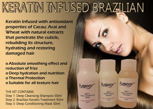 Keratin Infused Brazilian 50ml Kit