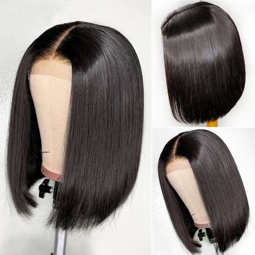 12 inch one part Peruvian grade 12A bob wig