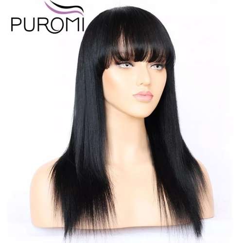 10 inch Peruvian Fringe Bob Wig, grade 12A