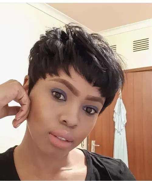 Pixie cut bump wig 100% human hair