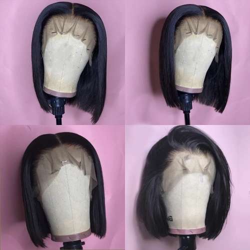 SPECIAL 10 INCH FULL FRONTAL LACE BOB WIG 13X4 EAR TO EAR LACE WIG