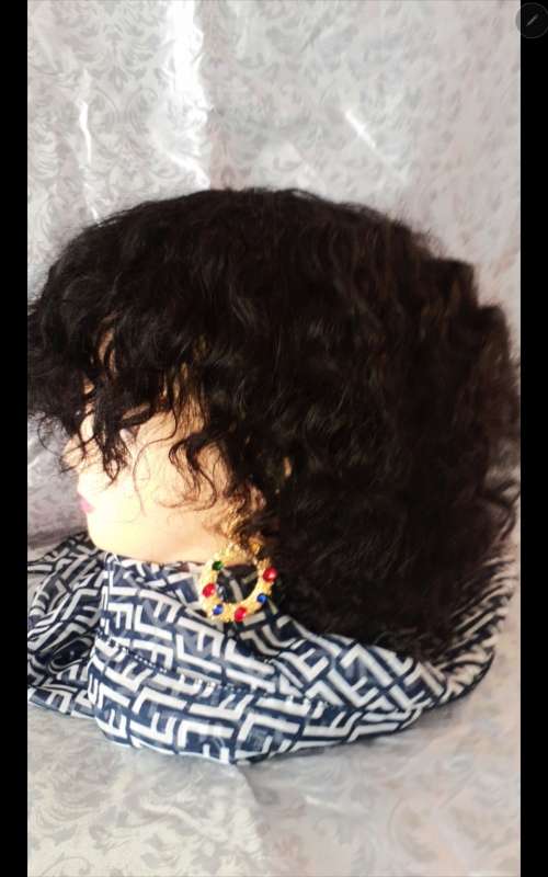 Brazilian Remy Wave Fringe Wig 10 INCH