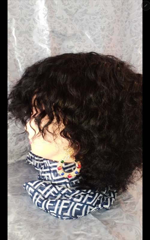 Brazilian Remy Wave Fringe Wig 10 INCH