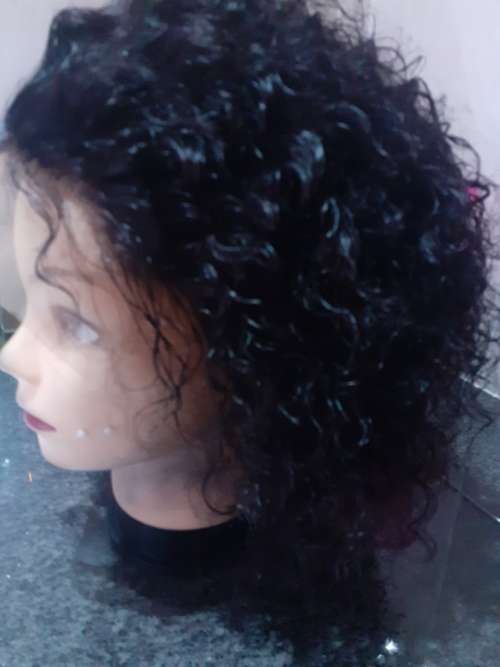 8 inch frontal curl wig
