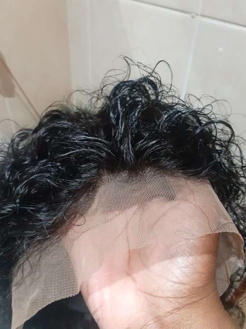 8 inch frontal curl wig