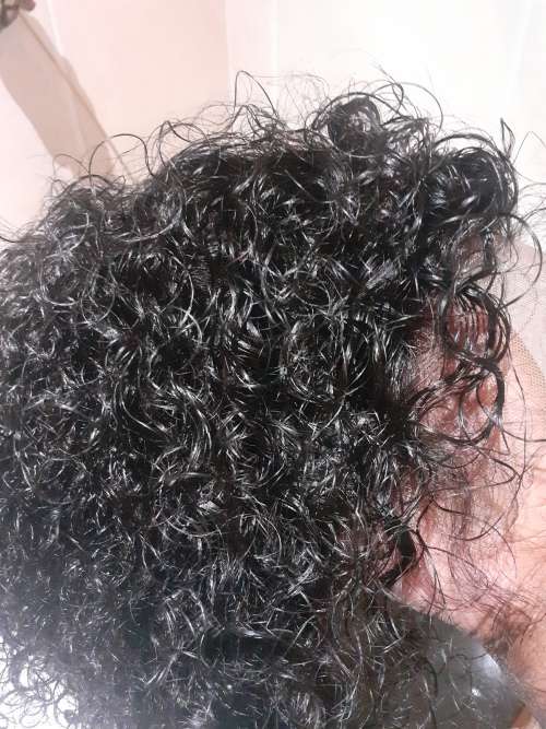 8 inch frontal curl wig