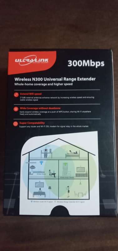 Ultra-Link Wireless N300 Universal Range Extender