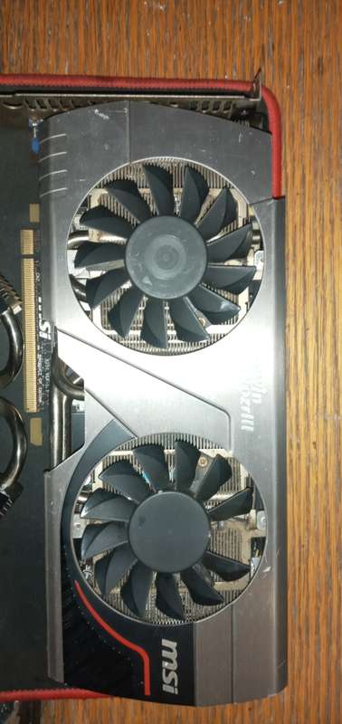 MSI Nvidia Geforce 570 & 460 Graphic Cards for parts. (Non functional)