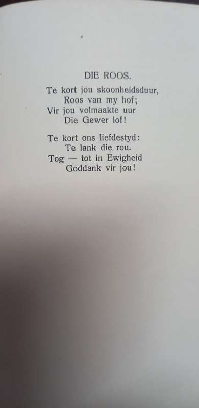 Rose van Herinnering en Ander Gedigte