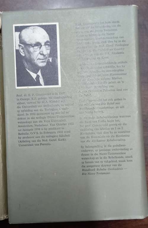 Handboek vir die Kennis van die Bybelse Geskiedenis Vol 1 and 2