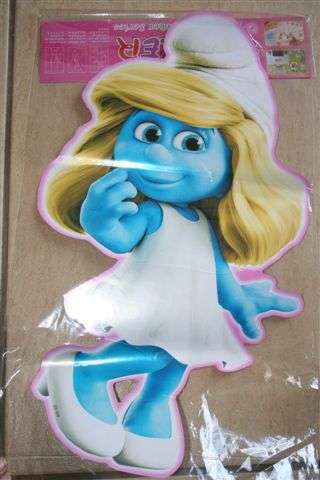 Smurf Large sticker , +-46cm