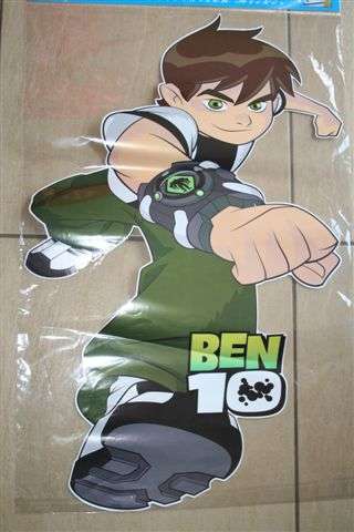 XL Ben 10 sticker, Ideal for party decor +-85cm
