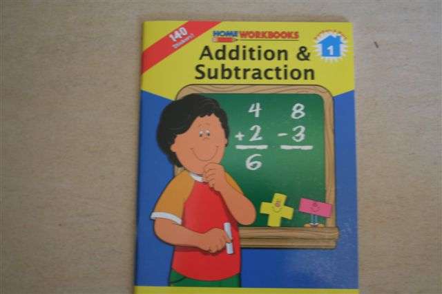 Home workbooks, Addition & Subtraction, with140 stickers, Numbers & Maths