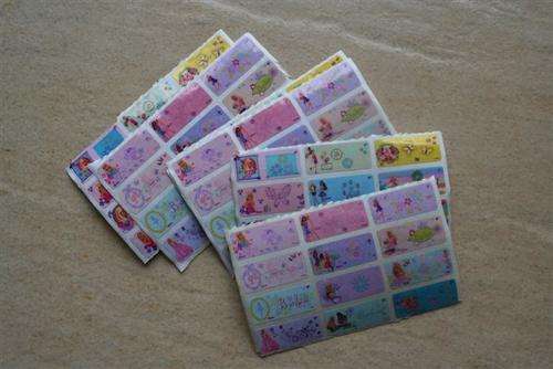 Barbie sticker pack, 10 sheets