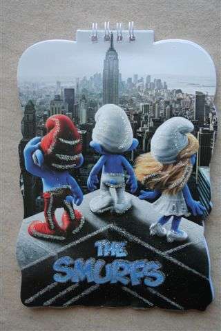 Smurf Notebook, 13x19cm