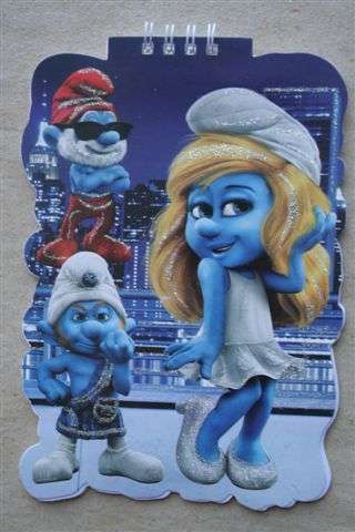 Smurf Notebook, 13x19cm