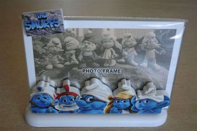 Smurf photo frame 17x12cm
