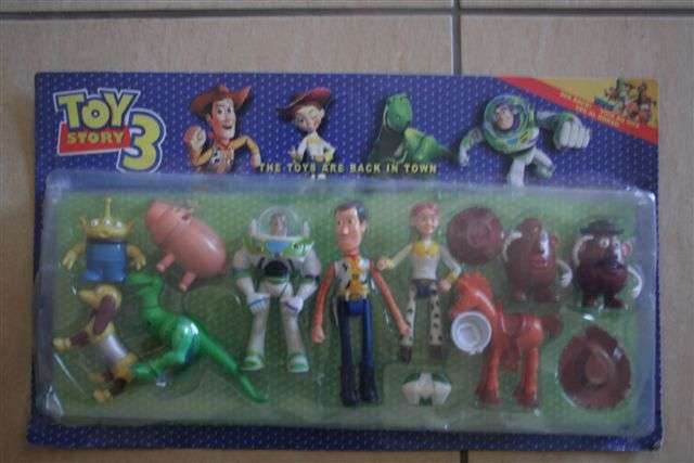 Toy story set, perfect to use as cake toppers