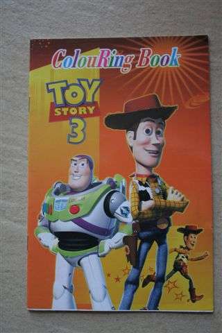 Toy story colouring book with stickers