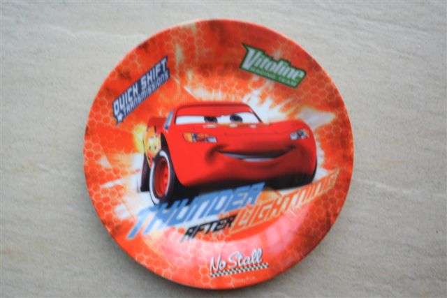 Cars Ligtning McQueen Glass plate