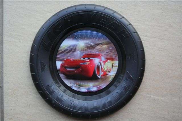 Cars lightning Mcqueen plastic plate