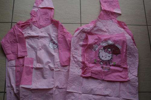 Hello Kitty Raincoat Medium  2-4 years