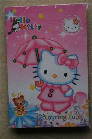 Hello kitty Coloring book with stickers