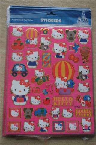 Hello kitty sticker sheet