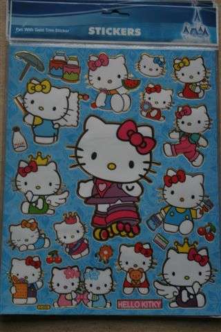 Hello kitty sticker sheet