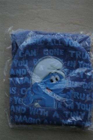 Smurf scarf and beanie set, Dark blue