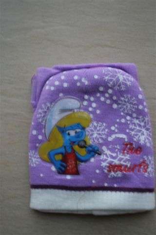 Smurf scarve and beanie set