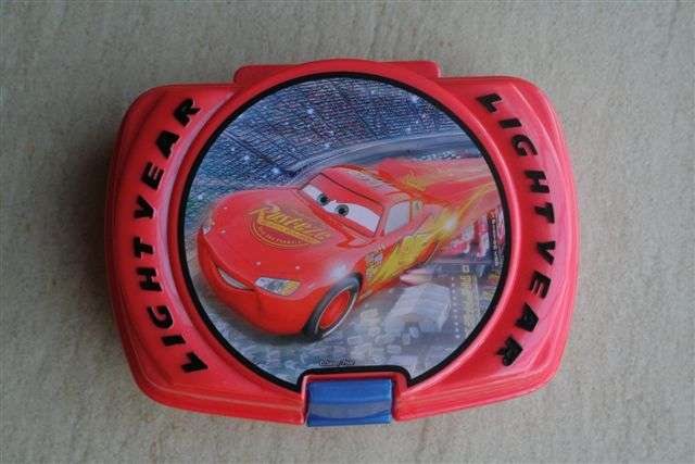 Cars lightning Mcqueen plastic lunchbox