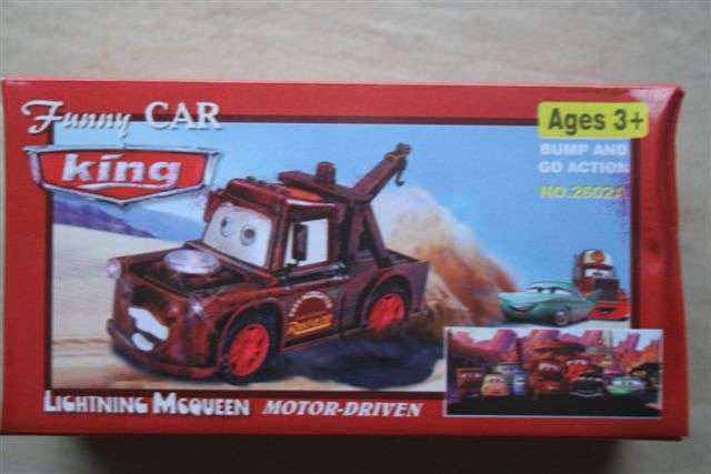 McMqueen's Mater, Funny car, battery operated, bump and go, Was R60 now R50