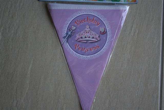 Princess birthday banner
