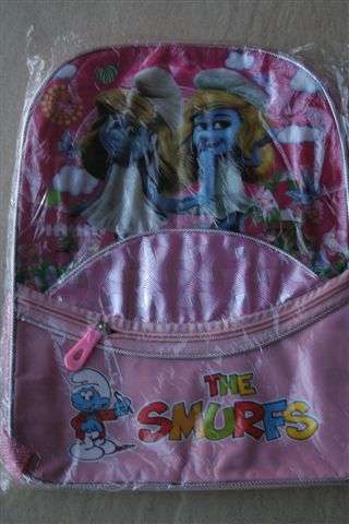 Smurf back pack