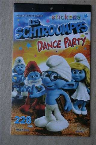 Smurf sticker booklet 288 pieces