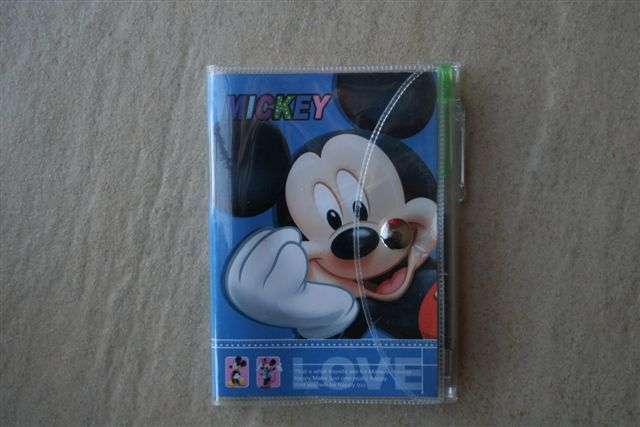 Mickey Minnie Mouse note book 8 x 10cm
