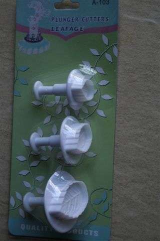 Leave Fondant plunger Cutter