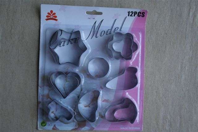 Cookie cutters, 12 piece