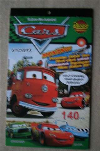 Cars Mcqueen sticker book 140 pieces